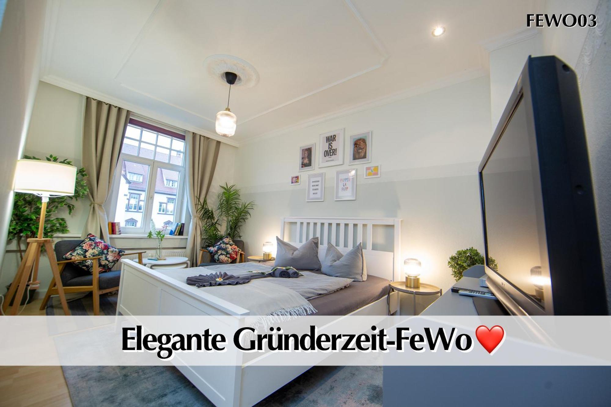 12 Fewos Im Jugendstilhaus Mit Aufzug, Terrasse, Kingsize-Bett, Smart-Tv, Etc Erfurt Exterior photo