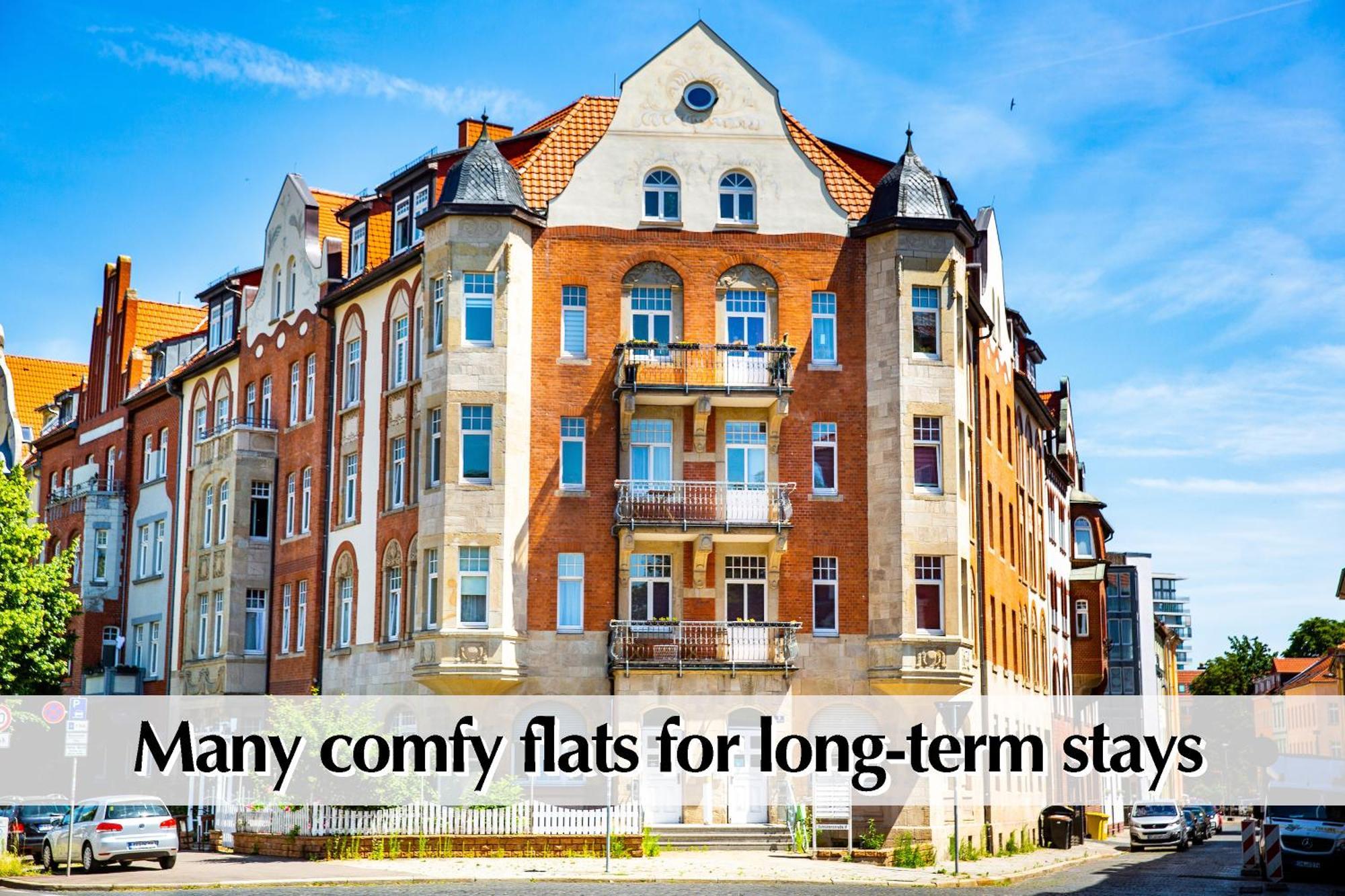 12 Fewos Im Jugendstilhaus Mit Aufzug, Terrasse, Kingsize-Bett, Smart-Tv, Etc Erfurt Room photo