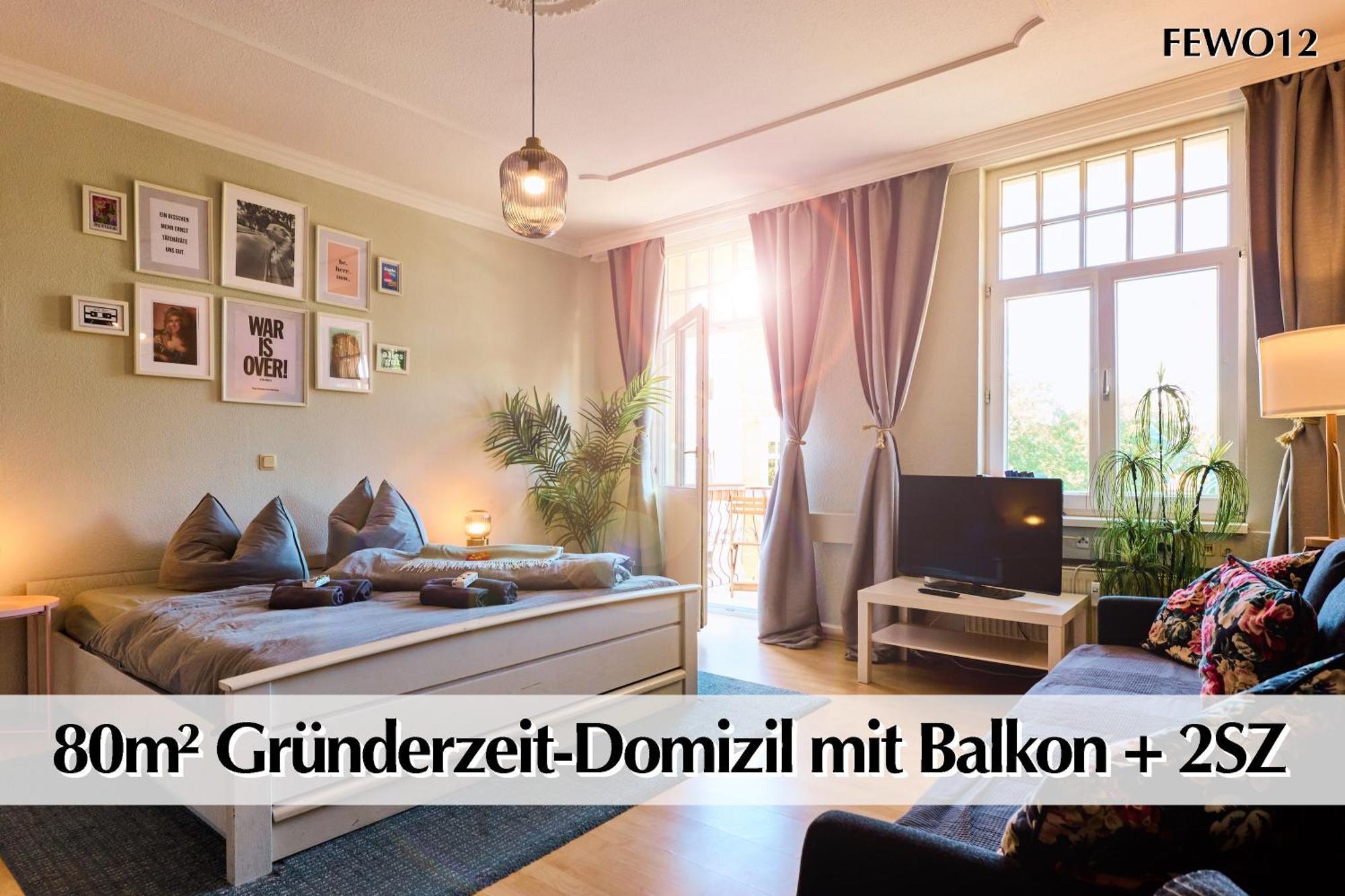 12 Fewos Im Jugendstilhaus Mit Aufzug, Terrasse, Kingsize-Bett, Smart-Tv, Etc Erfurt Exterior photo