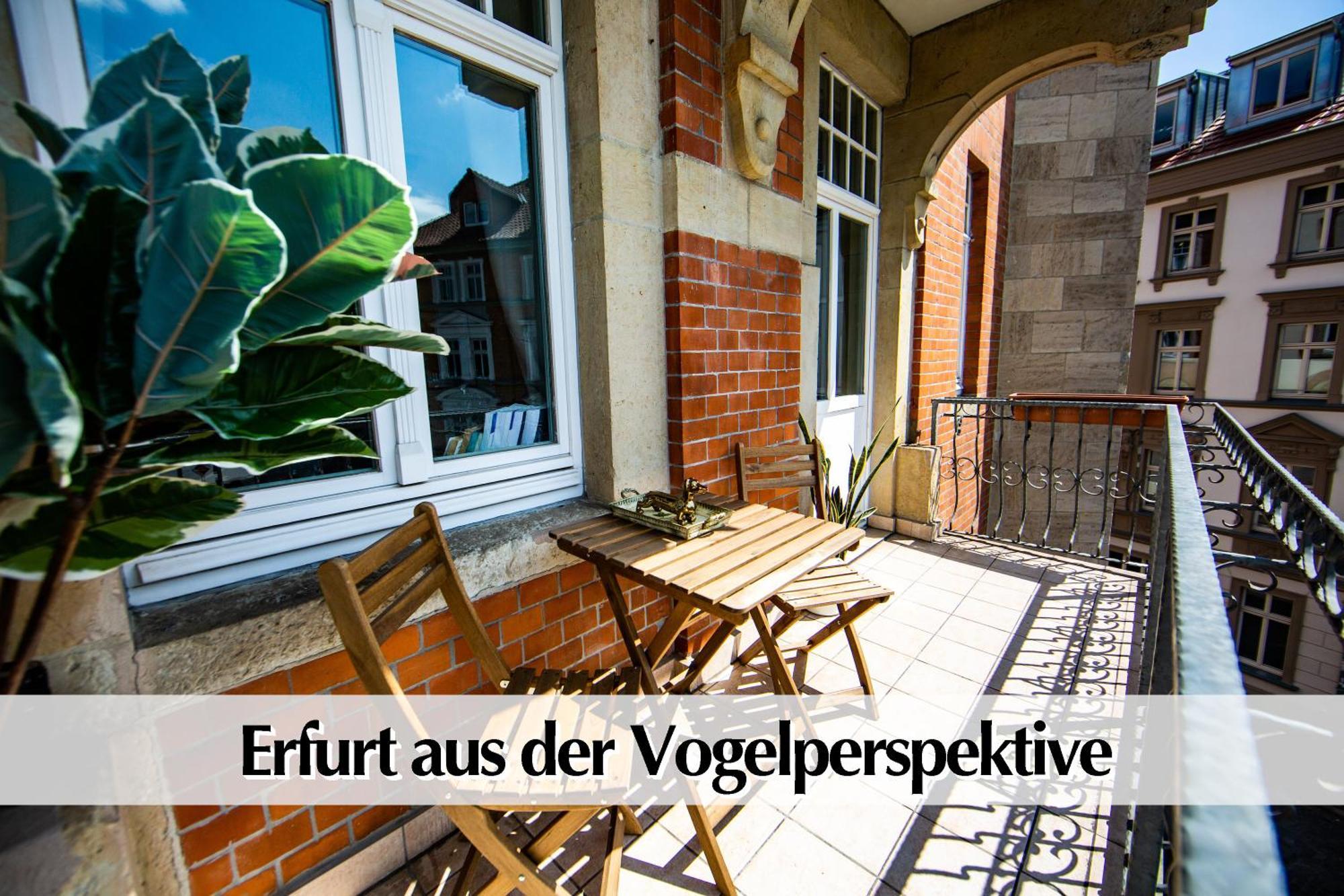 12 Fewos Im Jugendstilhaus Mit Aufzug, Terrasse, Kingsize-Bett, Smart-Tv, Etc Erfurt Room photo