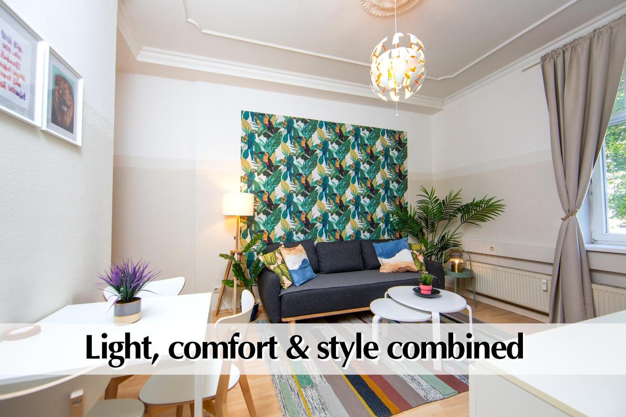 12 Fewos Im Jugendstilhaus Mit Aufzug, Terrasse, Kingsize-Bett, Smart-Tv, Etc Erfurt Room photo