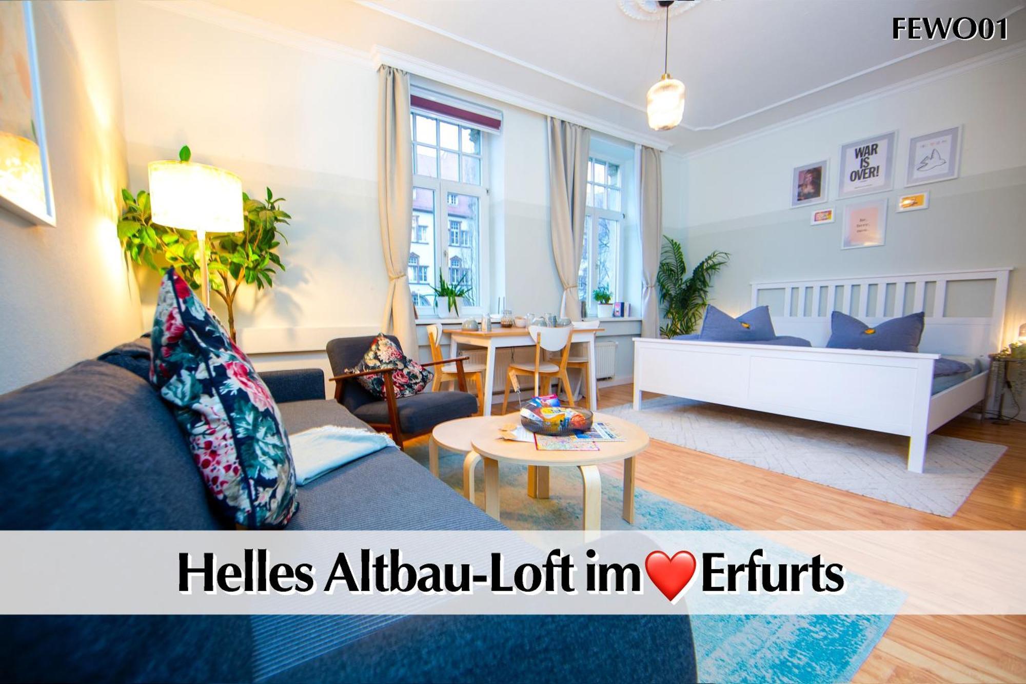 12 Fewos Im Jugendstilhaus Mit Aufzug, Terrasse, Kingsize-Bett, Smart-Tv, Etc Erfurt Exterior photo